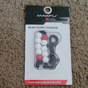4/$20 Black and White Bead Score Counter